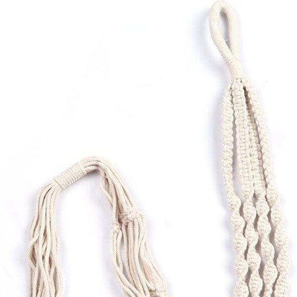 (3 Pack) Bohemien BOHO Macrame Plant Hanger Set - Picture 4 of 9